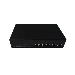 Commutateur PoE non géré à 6 ports réseau 10/100 Mbps, alimentation automatique des périphériques adaptatifs - Product Image 1