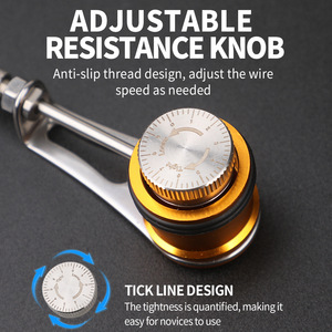 Nouveau Nœudeur FG PR en Aluminium Haute Précision 58g, Outil <span class=keywords><strong>de</strong></span> Nœudage GT en <span class=keywords><strong>Acier</strong></span> Inoxydable pour <span class=keywords><strong>Ligne</strong></span> Tressée PE - Product Image 3