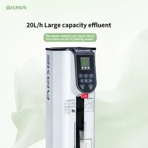 Wholesale Touch Screen Instant Hot Water Boiler Dispenser Commercial Water Heater Boiling Water Machine For Milk Tea Shop