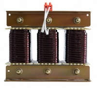 Réacteur onduleur triphasé à basse tension à noyau de fer Gaoyun GKSG-2.1/0.525-14% 0.525KV 2.1kvar à bobinage en cuivre
