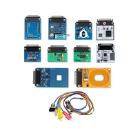 Iprog Pro Completo con 11 Adaptadores, Cartón V87, Regalo V89, EEPROM, IMMO, KM, Radio, SRS, Reset, Iprog Pro Reemplaza a Digiprog, Herramienta de Programación de ECU