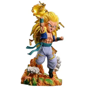 NEW Dragon DBZ Action Figures Gotenks Yellow Hair Figurine Model PVC Anime Figure Toys