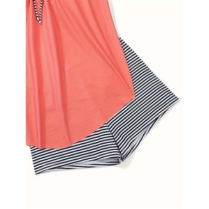 Maillot de bain deux pièces pour femme, bikini triangle fitness en spandex, avec soutien-gorge push-up, logo personnalisé de haute qualité, design unique, vêtements de plage - Product Image 4