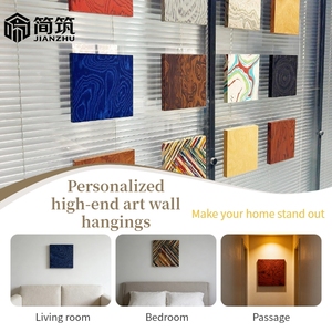 Murales Personalizados de Alta Gama sin Bordes, Estilo Artístico, de Madera Sólida, Diseño Italiano, en Cualquier Combinación, para Decoración del Hogar u Oficina - Product Image 2