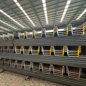 Precio de fábrica 9M 12m Pilas de chapa de acero laminado en caliente 400X100X10.5mm Tipo 2 Tipo U laminado en caliente para construcción - Product Image 6