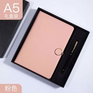 <b>Cheap</b> Custom Company Logo Diary Stationery Business Magnetic Notebook <b>Gift</b> Set A5 Black Pu Leather Journal With <b>Box</b> and Pen - Product Image 6