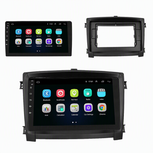 Radio para Auto con Android 15 para Hyundai Santa Fe <span class=keywords><strong>Grand</strong></span> <span class=keywords><strong>2017</strong></span>/2018, Pantalla Táctil OLED de 9 Pulgadas, Navegación GPS, Reproductor CarPlay/Android Auto - Product Image 2