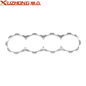 Xuzhong ฝาครอบปกป้องเครื่องยนต์อลูมิเนียมสำหรับ Honda Civic D16 D15 D16Z6สีเงิน - Product Image 3