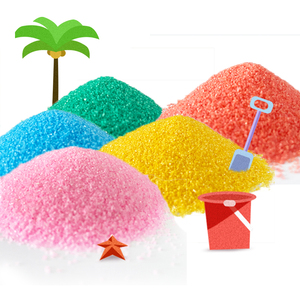Arena colorida para entretenimiento infantil y decoración de paisajismo de playa famosa en Internet - Product Image 1