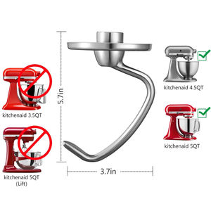 Repuestos <span class=keywords><strong>para</strong></span> Batidora de Pedestal, Accesorio <span class=keywords><strong>para</strong></span> <span class=keywords><strong>Amasar</strong></span> de 4.5-5 Cuartos, <span class=keywords><strong>Gancho</strong></span> <span class=keywords><strong>para</strong></span> Masa <span class=keywords><strong>para</strong></span> Batidora de Pedestal con Cabezal Inclinable <span class=keywords><strong>para</strong></span> <span class=keywords><strong>KitchenAid</strong></span> - Product Image 3