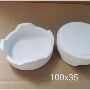 Crucible en céramique d'alumine résistant à la chaleur 110*35mm, crucible réfractaire pour <span class=keywords><strong>le</strong></span> frittage de la céramique dentaire - Product Image 4