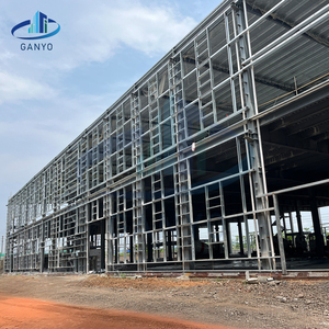 Entrepiso de estructura de acero prefabricado resistente personalizado para plataforma de almacenamiento de almacén, taller, edificio de Hangar - Product Image 3