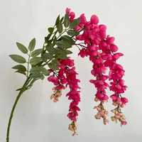 Wisteria artificielle suspendue réaliste en plastique pour la décoration de mariage, la Saint-Valentin, les hôtels, les plafonds, les fêtes, design lotus