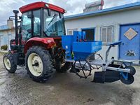 Semoir et transplanteur agricole à 2 roues automatique et manuel, état neuf, pour la culture de la pomme de terre, de l'ail, du riz