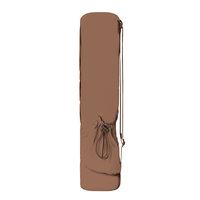 Tas Mat Yoga Ramah Lingkungan dari Bahan Nylon Daur Ulang, Tahan Air, Unisex, dengan Kantong Resleting dan Logo yang Dapat Disesuaikan serta Tali Bahu yang Dapat Diatur