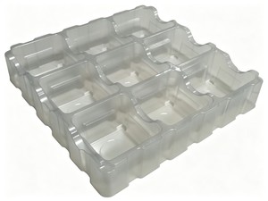 Barquette en blister transparente PP/PET/PS/PVC avec compartiments personnalisés pour l'emballage alimentaire, usage industriel - Product Image 3