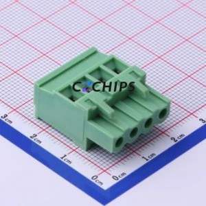 XY2500F-AV-5.0-4P Plug-in Terminal Block P=5mm Connector ( Connector Type: Plug )( Construction: 1x4P )( Pitch: 5mm ) - Product Image 1