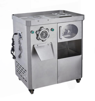 Machine à découper la viande multifonctionnelle en acier inoxydable pour restaurant, hachoir à viande électrique industriel et machine à trancher