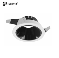 GUPO GU10 ZZX-12W Aluminium Lumen élevé Angle de 24 degrés 2700K 97Ra DOB MR16 24V Module Spot Light 220V COB GU10 Source de lumière
