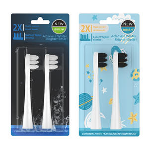 Têtes de brosse à dents électriques pour enfants Usmile, remplacement Q10 Q1 Q3 Q3S, poils doux, lot de 2, têtes de brosse en nylon - Product Image 2