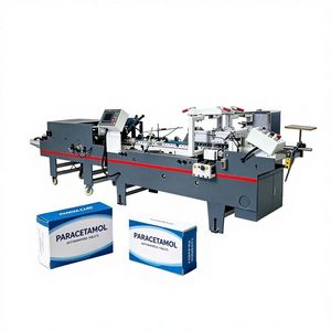 580 Box Folding Machine Box <b>Folder</b> Gluer <b>Folder</b> Gluer Automatic Folding and Gluing Machine Small Box Folding Machine - Product Image 2