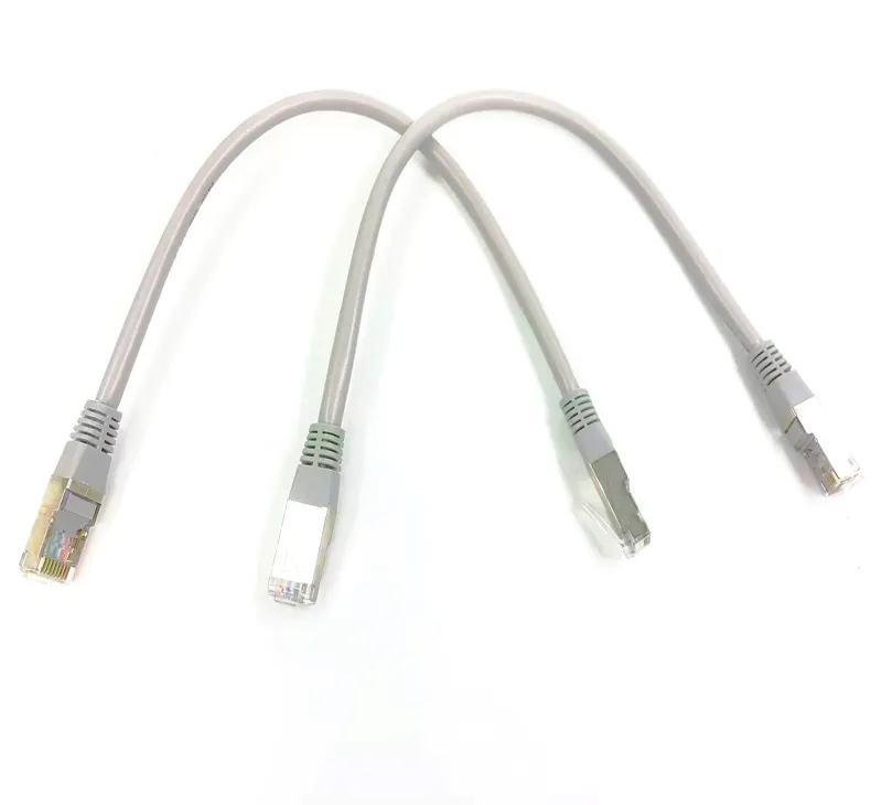 Soft Indoor CAT5E Cat 6 Utp FTP 4pr 23 Awg Kablo Computer Rj45 Connector Patch Cable