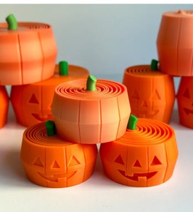 Giocattolo Antistress Telescopico a Forma di Zucca Stampato in 3D, Decorazione da Scrivania Espandibile, Regalo per Feste di Halloween - Product Image 3