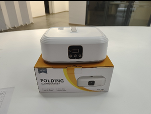 Séchoir à linge électrique pliable 1200W, boîtier en plastique, compact, pour la maison, avec affichage numérique - Product Image 6