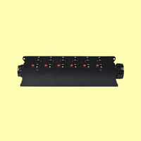 Boîtier de distribution d'alimentation en acier SOCAPEX 19 broches vers 12 voies pour montage en rack, modèle PB009, 20A 230VAC, pour équipement d'éclairage de scène et DJ