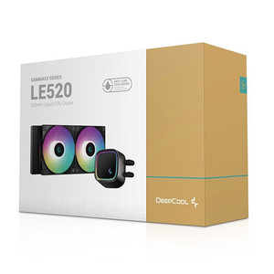 Deepcool elemen es ARGB kipas LE720/520 komputer <span class=keywords><strong>cpu</strong></span> <span class=keywords><strong>desktop</strong></span> radiator pendingin air terintegrasi LE520 elemen es 240 hitam ARGB - Product Image 5