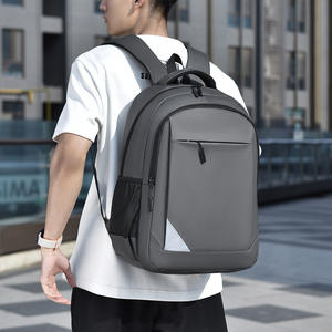 High-End Men's <b>Backpack</b> with Large Capacity New Leather Lining for Commuting Travel Outdoor Computer Use. Wholesale Available. - Product Image 6