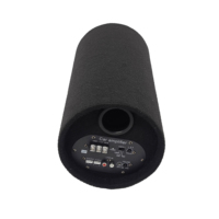 Usine voiture subwoofers tube de basse 6 pouces 70W boîtier de Subwoofer rond Peak voiture Subwoofer actif son voiture haut-parleurs boîte