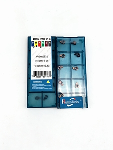 MB05-250-2.3l Plaquette de rainurage profond en carbure, à petit alésage, pour rainurage en V, à rayon inversé, pour acier inoxydable, fonte et acier - Product Image 2