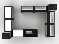 Vitrine de téléphone portable en verre fermée personnalisable avec éclairage LED, comptoir pour téléphones mobiles, armoire et kiosque pour accessoires électroniques