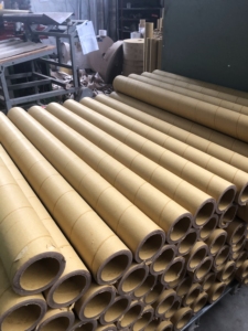 Tubo de Papel Resistente de Primera Calidad con Tapones Metálicos, Cilindro de Cartón de Pared Gruesa para Enrollar Telas, Suministro Internacional - Product Image 4