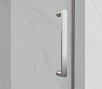 Haut classement 8mm 10mm verre trempé simple porte coulissante cloison de douche hôtel baignoire porte de douche