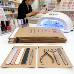 Sachet de stérilisation auto-scellant <span class=keywords><strong>EO</strong></span>/STÉAM avec double indicateur, pochette d'emballage en papier de qualité médicale Classe I, marron, à usage unique, pour voie orale - Product Image 6