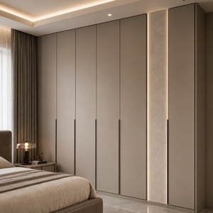 BALOM Wood Built-in Modern Bedroom Closet with Soft Close Drawers Custom Color Size OEM Factory Direct CE Certified - Product Image 4