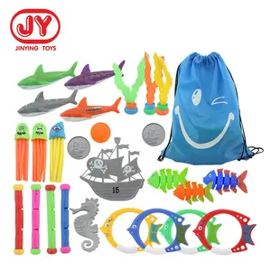 Ensemble de jouets de natation sous-marine en PVC pour enfants, équipement de jeu pour la piscine, la plongée sous-marine, nouvelle collection, été,