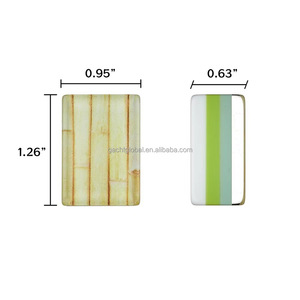 En stock: Juego de Mahjong americano de lujo con patrón de bambú, 160 fichas acrílicas, juego de Mahjong de viaje, juego de Mahjong Miss, fichas de Mahjong Sunday - Product Image 2
