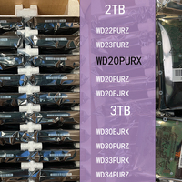 Disque dur interne WD20PURX 2 To, 5400 tr/min, cache 64 Mo, SATA 6 Gbit/s, 3,5 pouces, pour systèmes de surveillance 24/7 et systèmes de vidéosurveillance