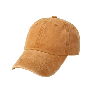 Promotional Private Label Distressed Washed Street Style Sporty Dobby Design <b>Baseball</b> <b>Cap</b> - Product Image 1