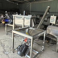 Mélangeur à ruban industriel pour équipement de mélange de poudre d'engrais composé 500 kg