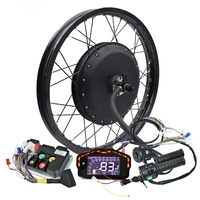 Kit de moteur de moyeu de vélo électrique 72v 8000w qs 273 kit de moteur de moyeu de vtt cruiser de course hors route 8kw kit de moto e-bike