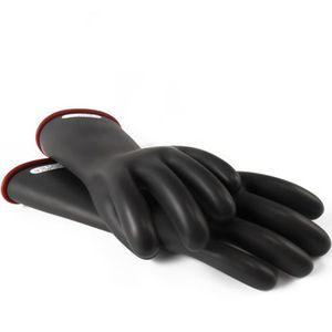 قفازات عازلة للعمل الحي العالي والمنخفض الجهد الكهربائي والكهربائي مقاومة للاهتراء عازلة - Product Image 6