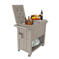 Nouvelle conception de bar mobile d'extérieur, table de bar à cocktails, comptoir pour fête