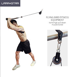 LS3053 EQUIPO DE Fitness hogar/accesorios de gimnasio DIY conjunto tríceps <span class=keywords><strong>cuerda</strong></span> ejercicio Cable <span class=keywords><strong>polea</strong></span> conjunto bíceps tirar hacia abajo pasador de carga - Product Image 3