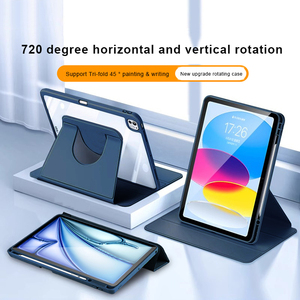 Étui rotatif pour tablette pour <span class=keywords><strong>iPad</strong></span> <span class=keywords><strong>Air</strong></span> 13 pouces M2 couvre 2024 pour <span class=keywords><strong>iPad</strong></span> Pro 12.9 <span class=keywords><strong>couverture</strong></span> 6e 5e génération 2022 2021 2020 2018 étui - Product Image 2