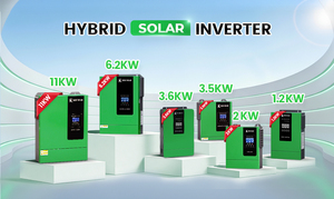 WHC <span class=keywords><strong>SOLAR</strong></span> Prix de gros pour convertisseur solaire 6.2kw 6kw Onduleur solaire hybride Entreprises de production d'énergie solaire près de chez moi - Product Image 2