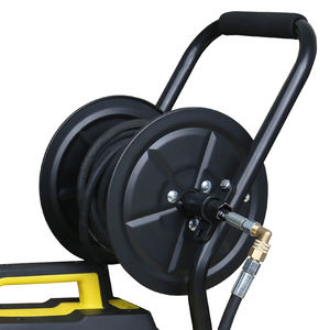 ماكينة غسيل Sonlin الأوتوماتيكية بقوة 2200 رطل لكل بوصة مربعة، محمولة على عجلات كهربائية عالية الضغط، بمحرك حثي ومنظف نفاث محمول مع بكرة خرطوم بطول 15 مترًا - Product Image 5